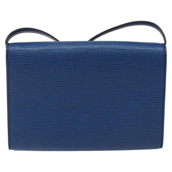 LOUIS VUITTON Epi Pochette Arche Shoulder Bag Blue M52575 LV Auth 115007 - Picture 3 of 16